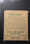 Rogers Hornsby 1933 Goudey Baseball Card #119