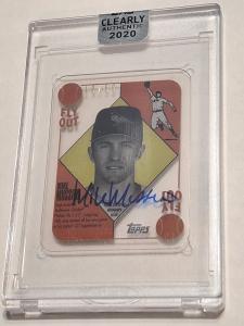 2020 Topps Clearly Authentic Mike Mussina Auto /50