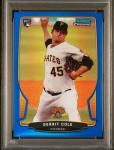 2013 Bowman Chrome Gerrit Cole Blue Refractor RC