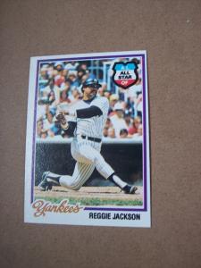 1978 Topps Reggie Jackson Baseball HOF Card #200
