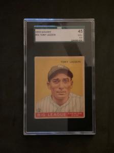 1933 Goudey Tony Lazzeri HOF Card #31