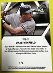 2024 Leaf Dave Winfield Purple 1/4 Yankees Card
