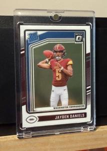 Jayden Daniels 2024 Donruss Optic Rookie Card