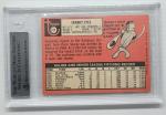 1969 Topps Sparky Lyle Rookie Autograph Card