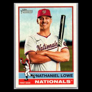 2025 Topps Heritage Nathaniel Lowe SP #485