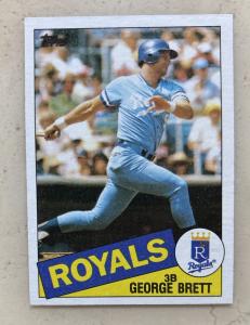 1985 Topps George Brett #100 - Royals HOF