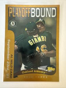 2002 Topps Playoff Bound Giambi & Damon #350