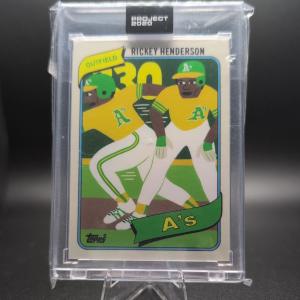 Topps PROJECT 2020 #326 Rickey Henderson Card