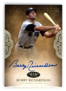 2019 Topps Tier One Bobby Richardson Auto /299