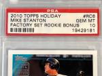 Giancarlo Stanton 2010 Topps Holiday RC PSA 10