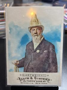 2009 Topps Allen & Ginter Alexander Cartwright Card
