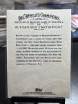 2009 Topps Allen & Ginter Alexander Cartwright Card