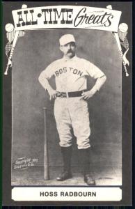 1973-80 TCMA Hoss Radbourne All-Time Greats Postcard