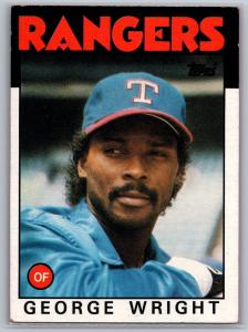 1986 Topps #169 George Wright Baseball Card