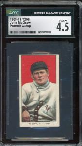 1909-11 T206 John McGraw New York Giants Card