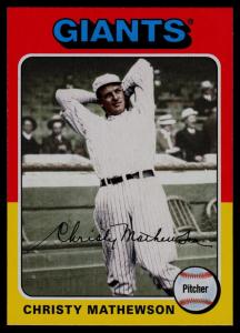 2019 Topps Archives Christy Mathewson Giants Card