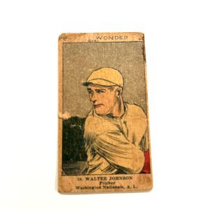 1923 Walter Johnson W515-1 Washington Card #38