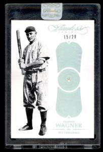 2017 Panini Flawless Honus Wagner Silver Diamond Card