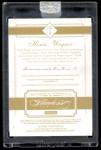 2017 Panini Flawless Honus Wagner Silver Diamond Card