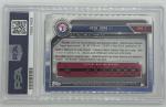2019 Josh Jung Bowman Chrome 1st PSA 10 Rangers