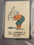 Babe Ruth 1935 Whitman Party Stunts Baseball Card
