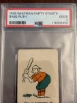 Babe Ruth 1935 Whitman Party Stunts Baseball Card