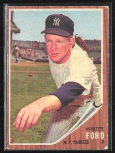 Whitey Ford 1962 Topps Card New York Yankees