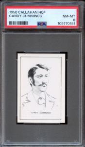 1950 Callahan Candy Cummings HOF PSA 8 Card