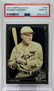 Rogers Hornsby PSA 10 - 2019 Topps Card