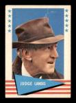 1961 Fleer #53 Kenesaw M. Landis Card