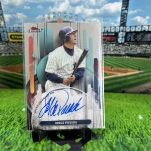 2025 Topps Finest Jorge Posada Auto Baseball Card