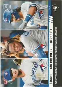 2019 Topps Now #599 Toronto Blue Jays Card