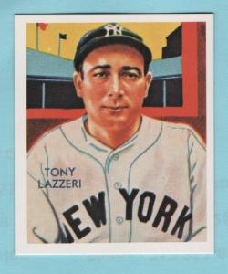 1935 Diamond Stars Tony Lazzeri Reprint Card