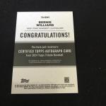 2024 Bernie Williams Blue Autograph Yankees Card #11/150