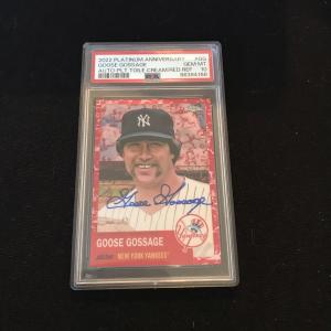 Goose Gossage 2022 Topps Chrome Auto Refractor 1/5