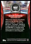 Roger Clemens 2017 Topps Update MVP-2 Card