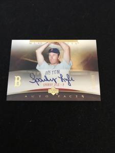 2005 Upper Deck Sparky Lyle Autograph Card