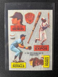1984 Topps Rub Downs George Brett & Friends