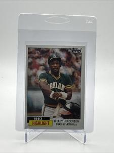 1984 Topps Rickey Henderson Baseball Card #2