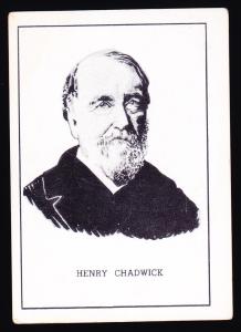 1950-56 Henry Chadwick Hall of Fame Card
