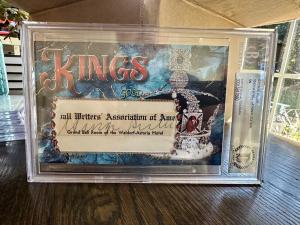 2023 HA Kings George Sisler Cut Auto #’d 5/9