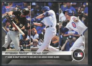 2021 Topps Now #763 Pittsburgh Pirates vs Cubs