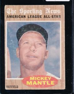 1962 Topps Mickey Mantle All-Star #471 Yankees