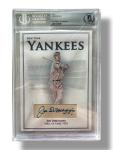 Joe DiMaggio Autographed 5x7 Cut Card Yankees