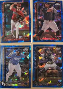 2025 Topps Chrome Sapphire Baseball Complete Your Set