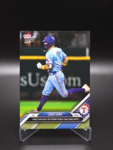 Josh Jung 2024 Topps Now Texas Rangers Card