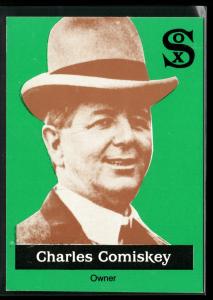 1988 Little Sun Charles Comiskey Black Sox Card