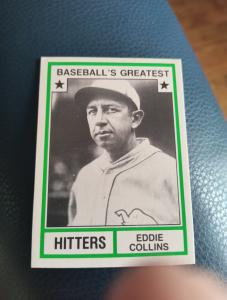 Eddie Collins 1982 TCMA Baseball Card #29