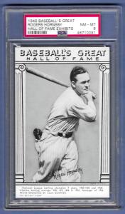 1948 Rogers Hornsby Baseball Card - PSA 8