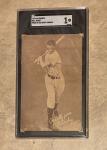 Bill Dickey 1939-1946 Exhibit Card Yankees SGC 1